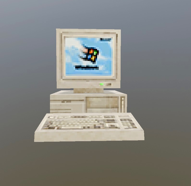 Low poly Windows 98