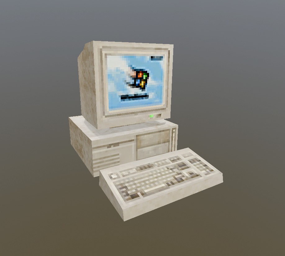Low poly Windows 98