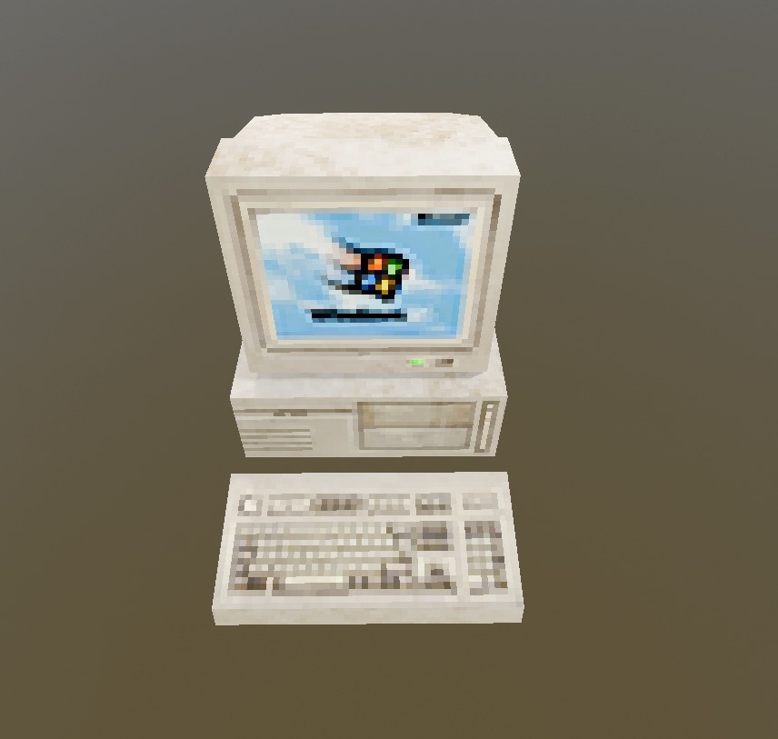 Low poly Windows 98