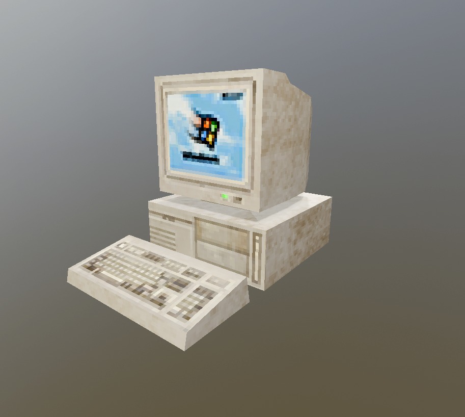 Low poly Windows 98
